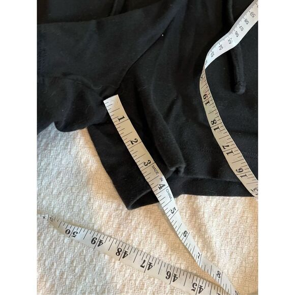 Zenana black sweatpant short size L - Picture 8 of 8